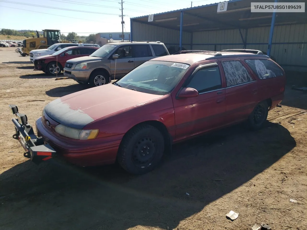 1995 Ford Taurus Gl VIN: 1FALP57U8SG189639 Lot: 75658974