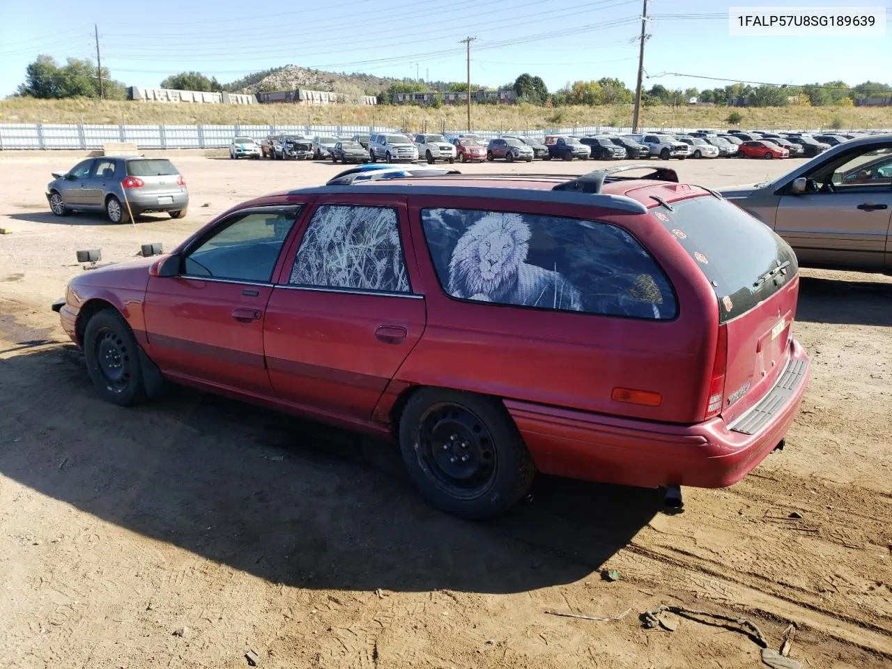 1995 Ford Taurus Gl VIN: 1FALP57U8SG189639 Lot: 75658974