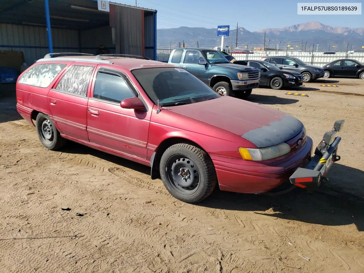 1995 Ford Taurus Gl VIN: 1FALP57U8SG189639 Lot: 75658974