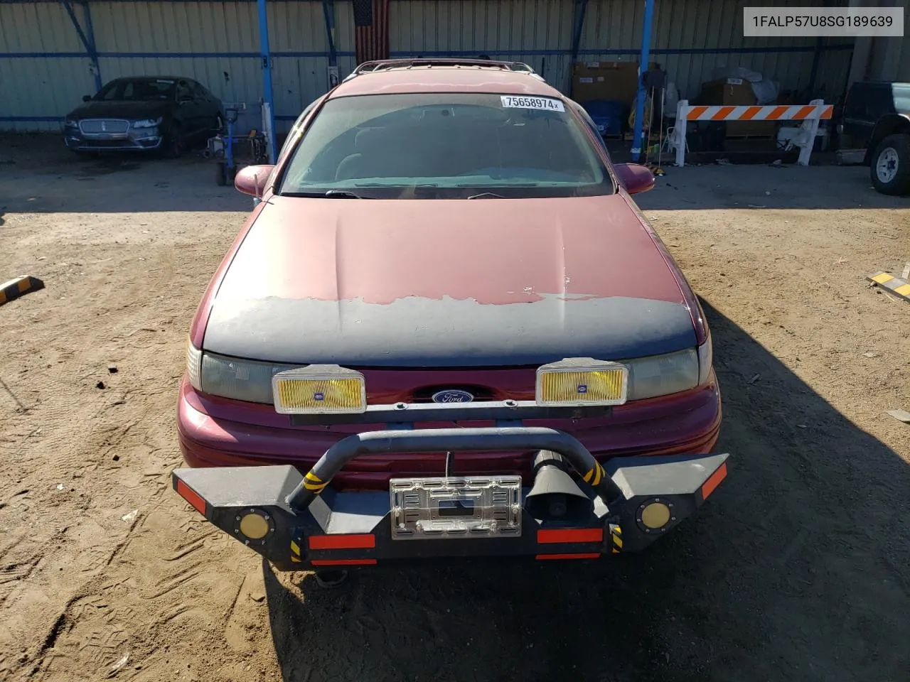 1995 Ford Taurus Gl VIN: 1FALP57U8SG189639 Lot: 75658974