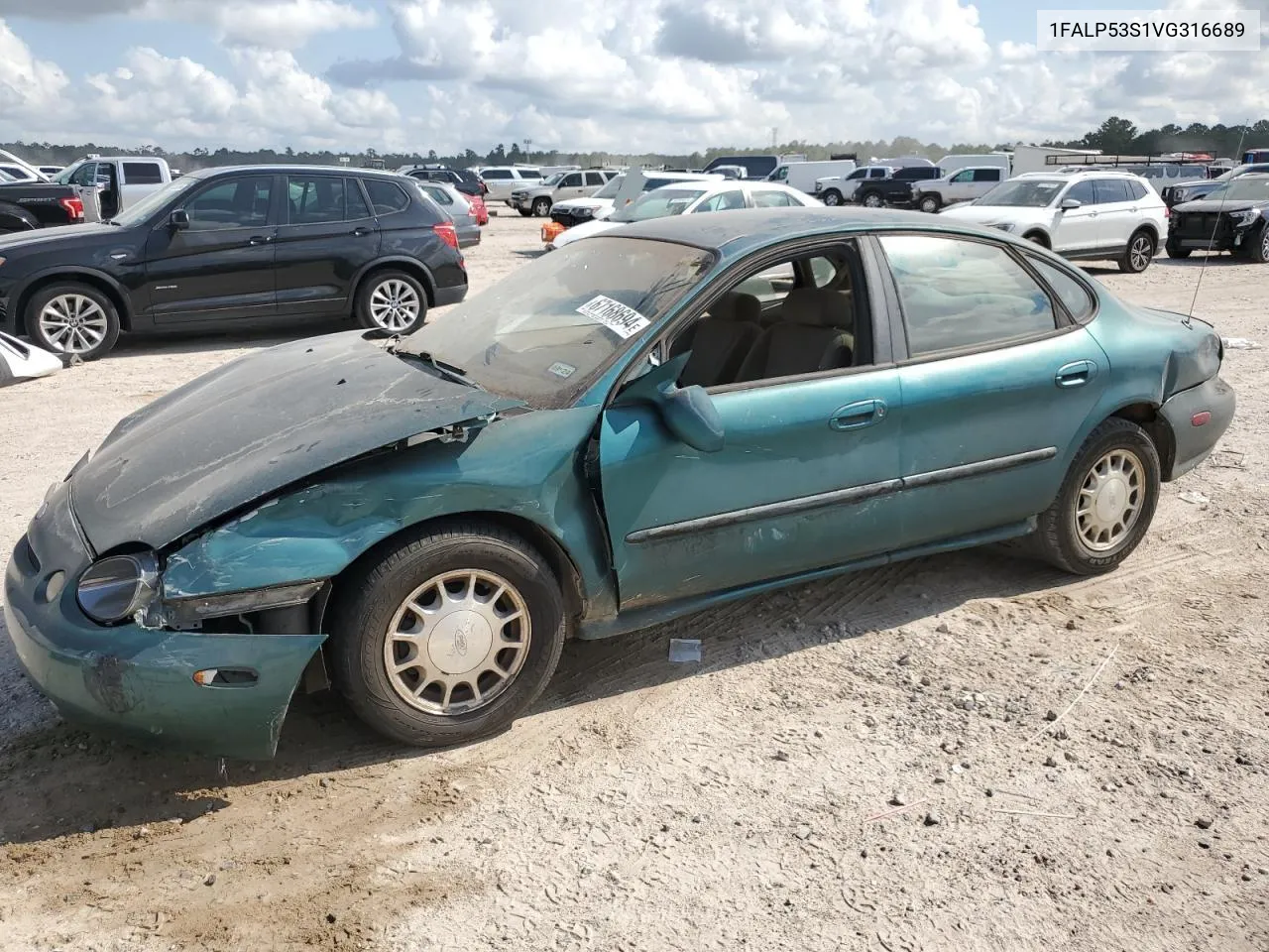 1997 Ford Taurus Lx VIN: 1FALP53S1VG316689 Lot: 67168694