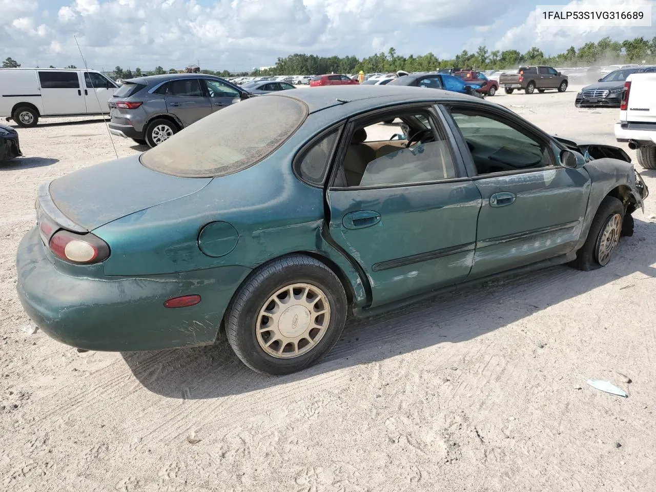 1997 Ford Taurus Lx VIN: 1FALP53S1VG316689 Lot: 67168694