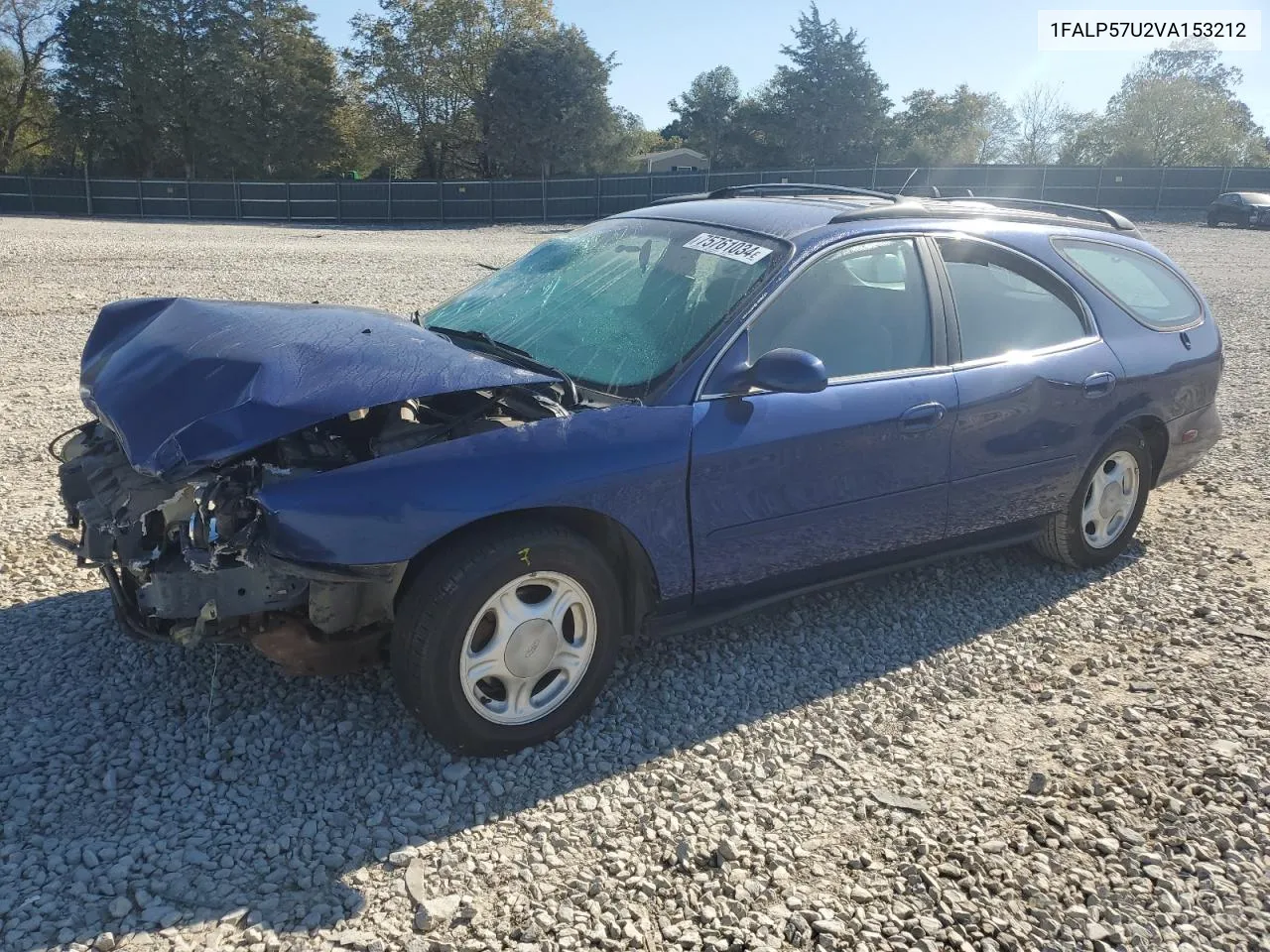 1997 Ford Taurus Gl VIN: 1FALP57U2VA153212 Lot: 75761034