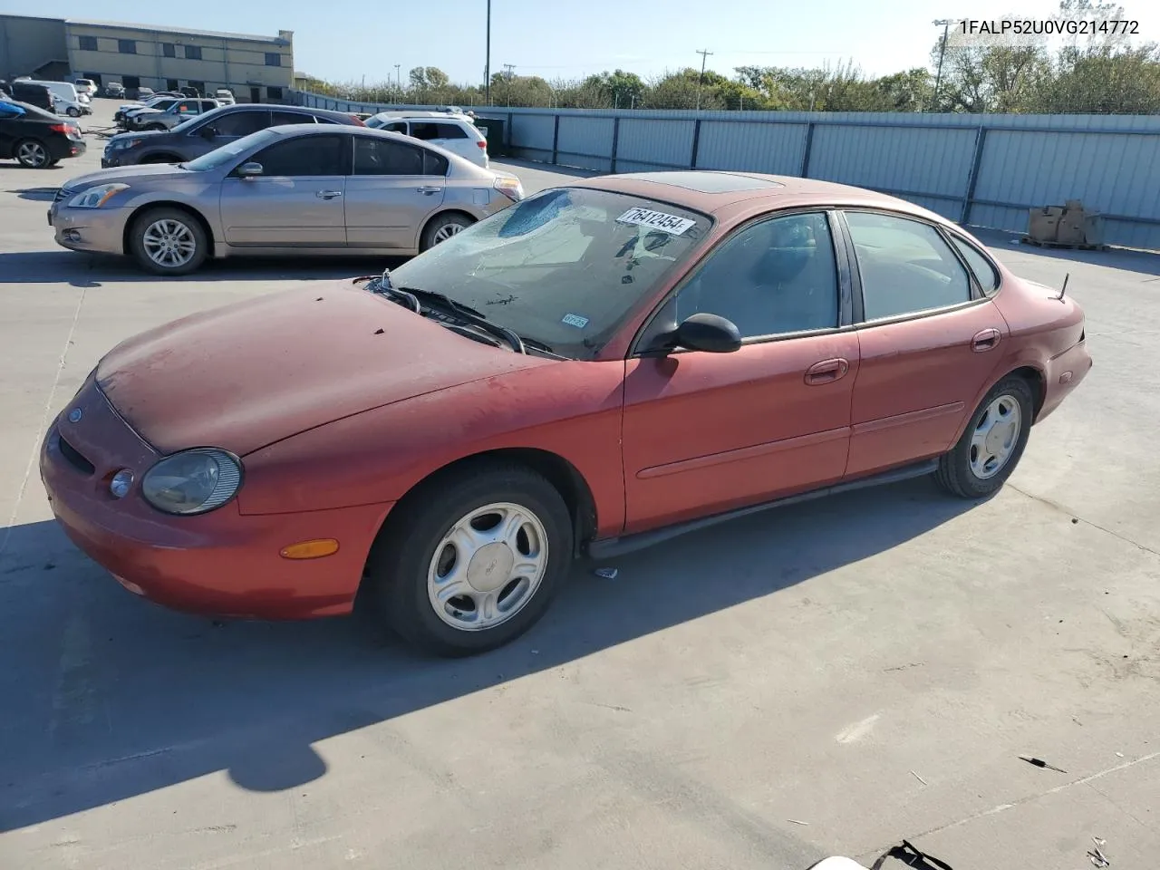 1997 Ford Taurus Gl VIN: 1FALP52U0VG214772 Lot: 76412454