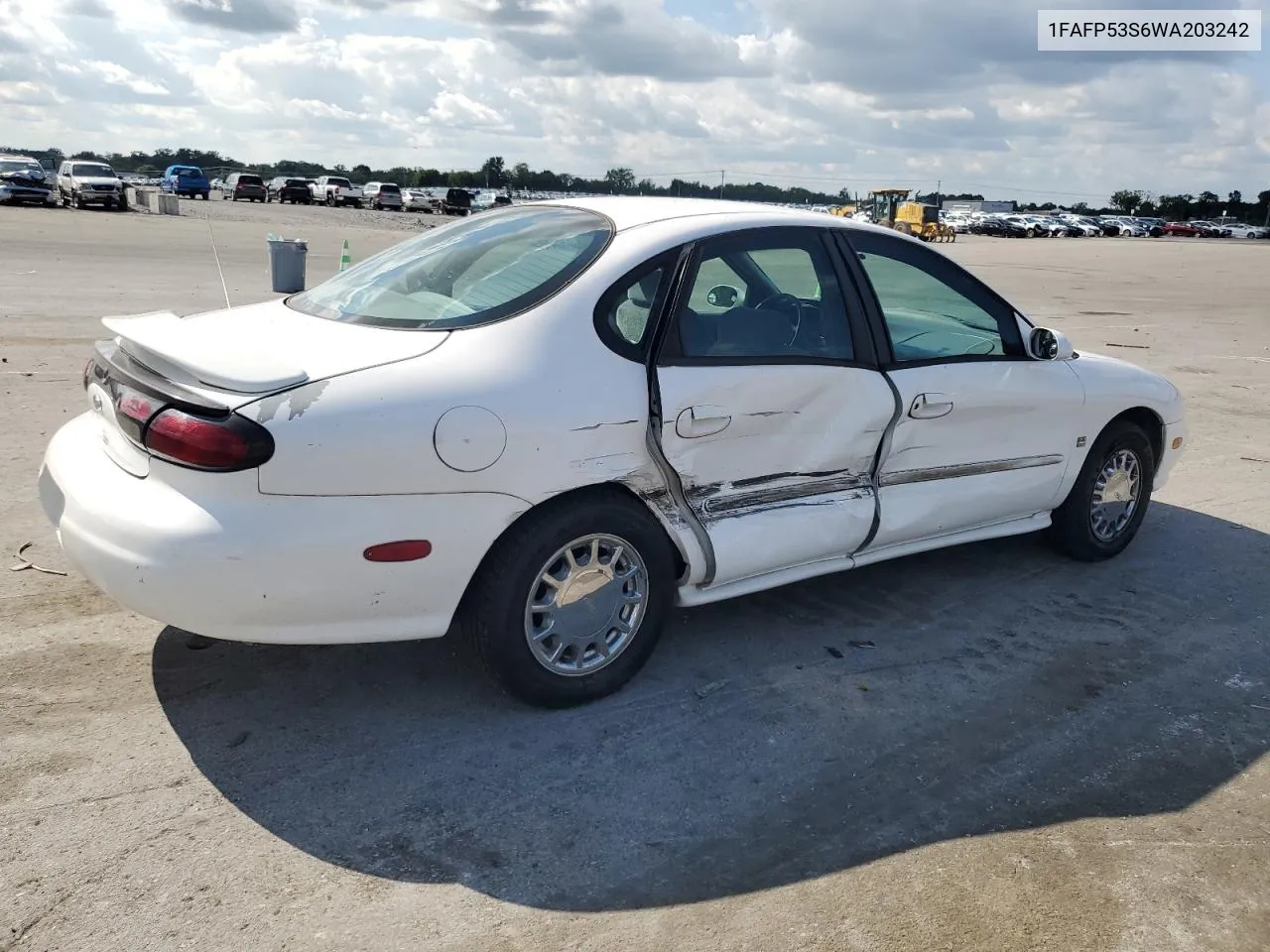 1998 Ford Taurus Se Comfort VIN: 1FAFP53S6WA203242 Lot: 68233924