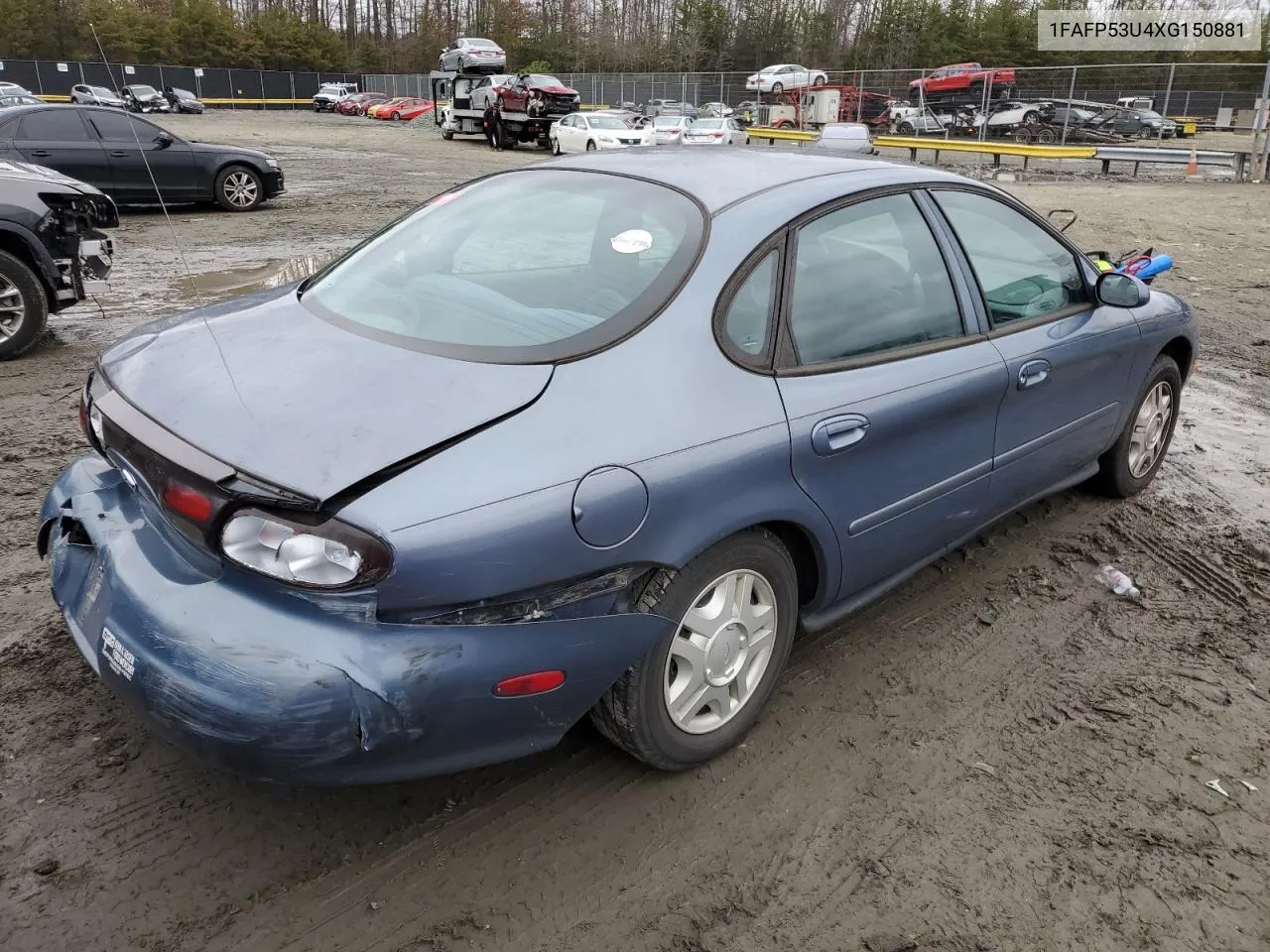 1999 Ford Taurus Se VIN: 1FAFP53U4XG150881 Lot: 40964564