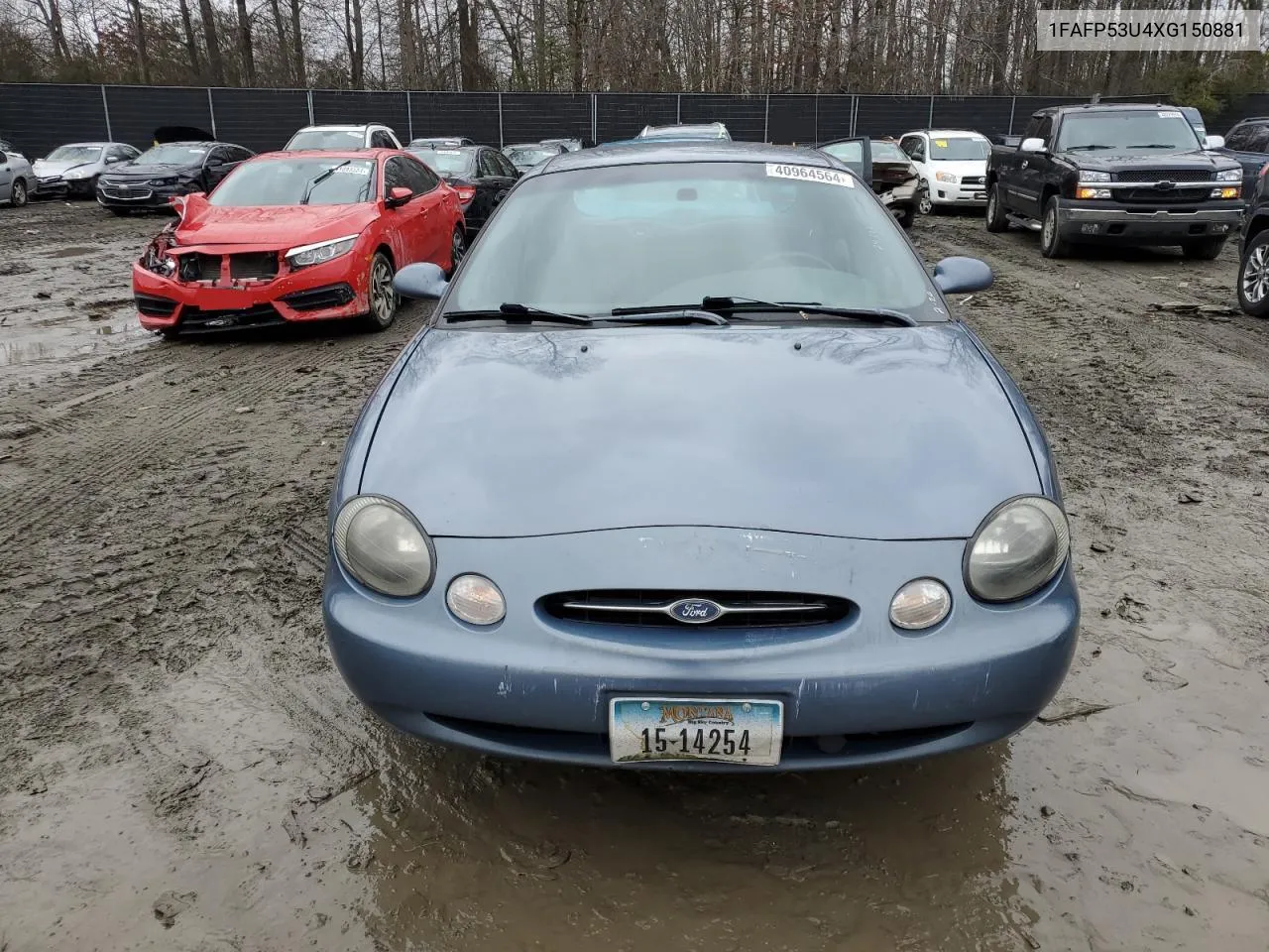 1999 Ford Taurus Se VIN: 1FAFP53U4XG150881 Lot: 40964564