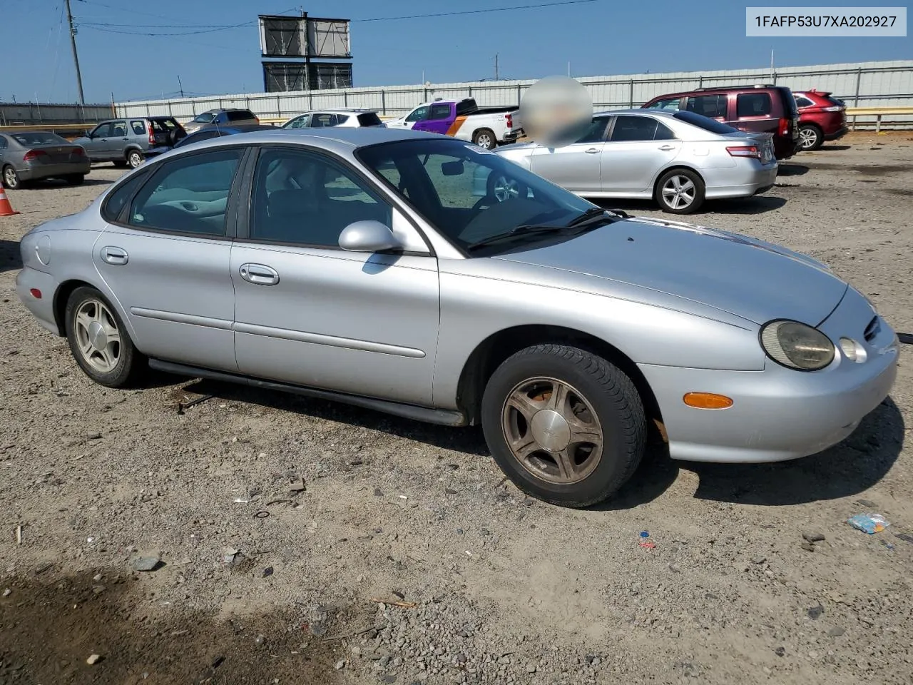 1999 Ford Taurus Se VIN: 1FAFP53U7XA202927 Lot: 62508894