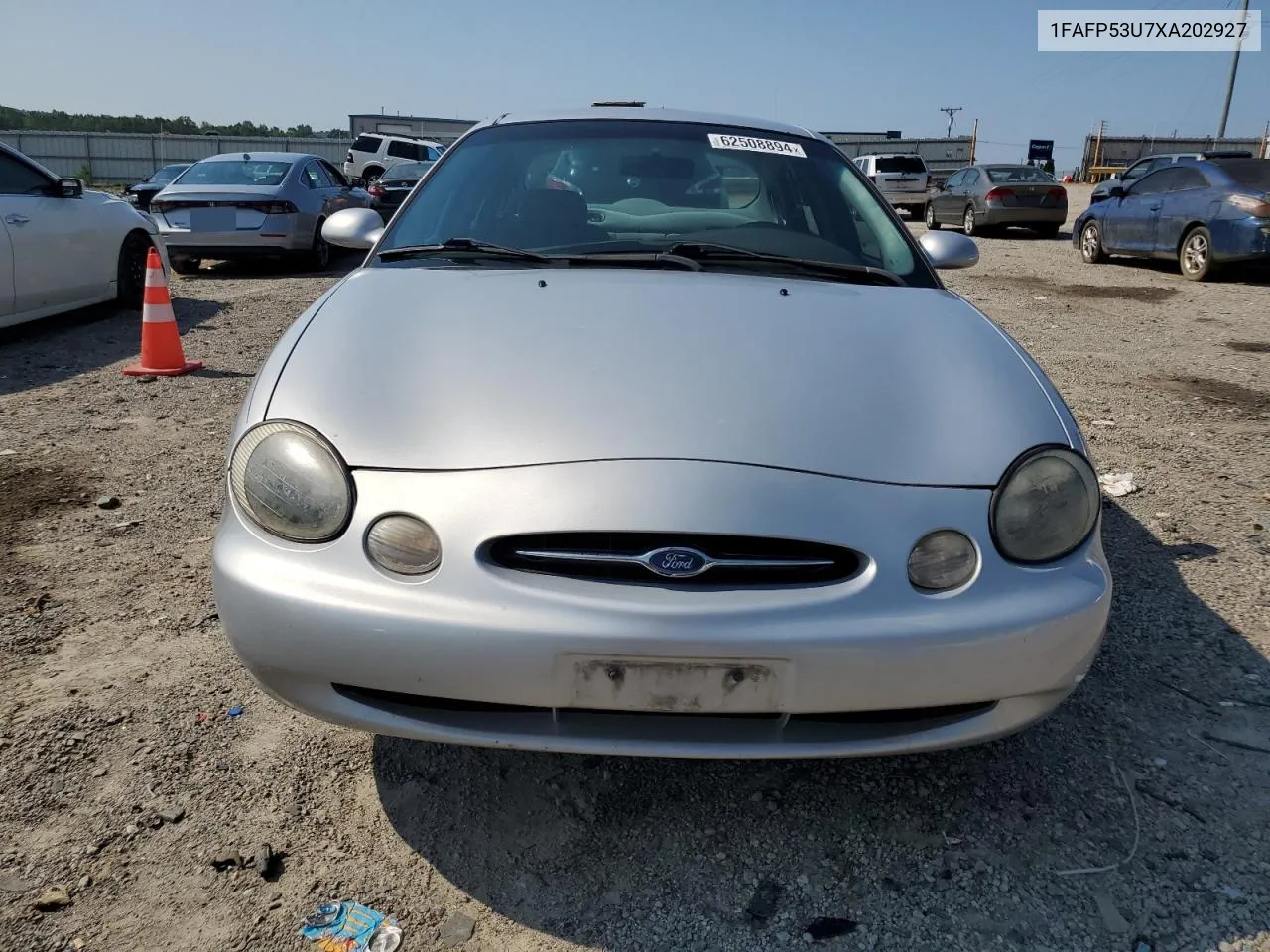 1999 Ford Taurus Se VIN: 1FAFP53U7XA202927 Lot: 62508894