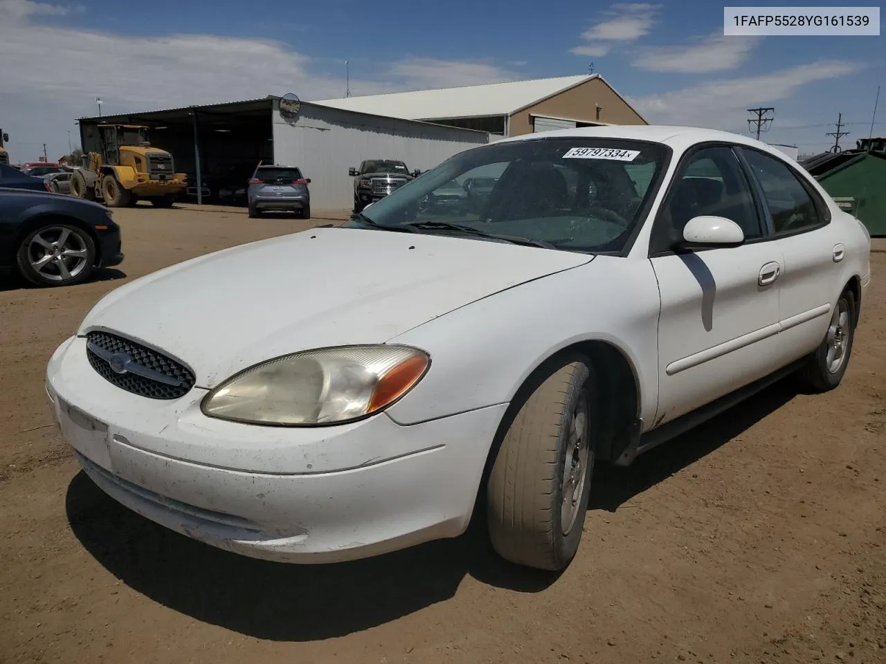 2000 Ford Taurus Ses VIN: 1FAFP5528YG161539 Lot: 59797334