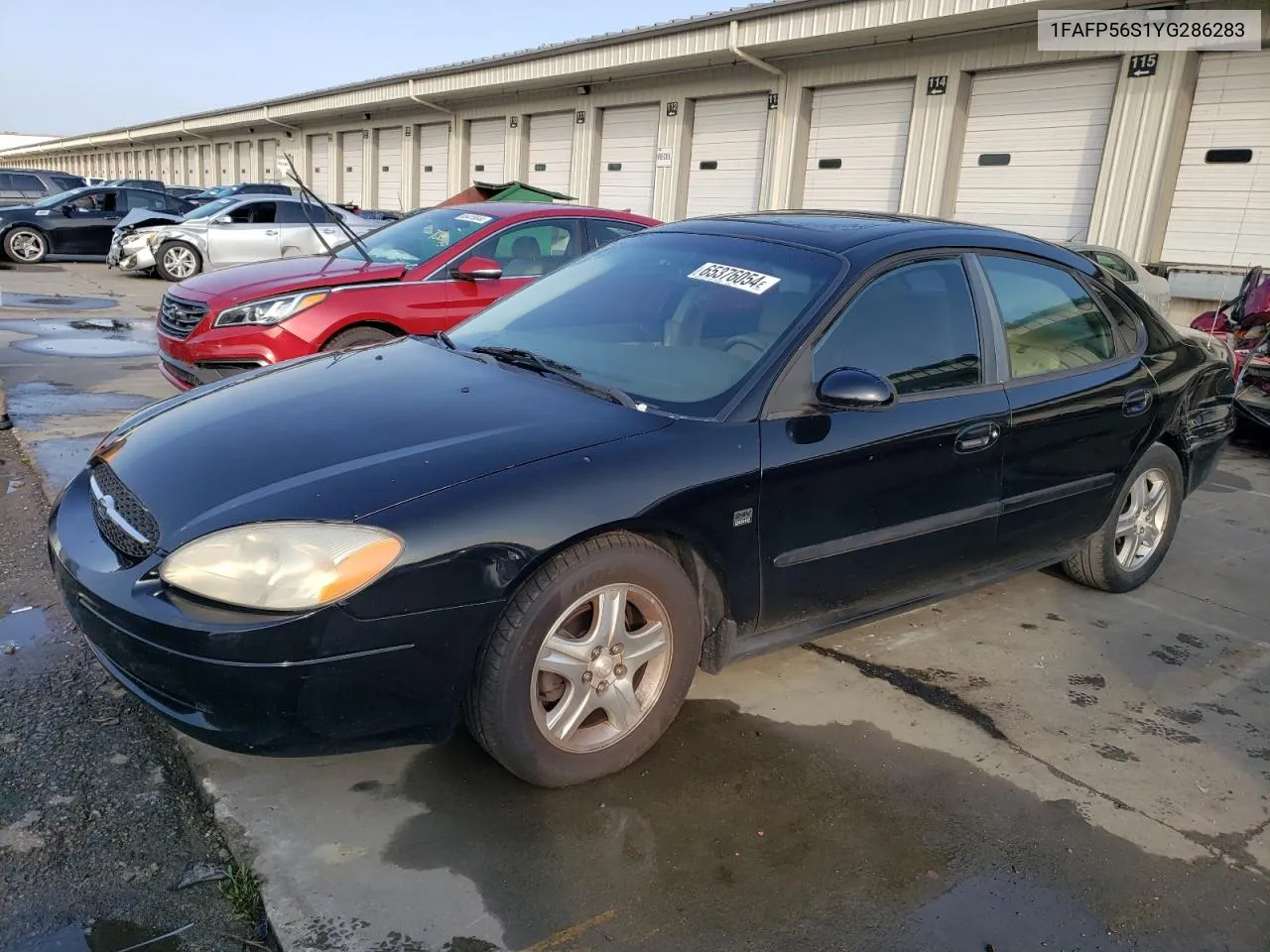 2000 Ford Taurus Sel VIN: 1FAFP56S1YG286283 Lot: 65376054