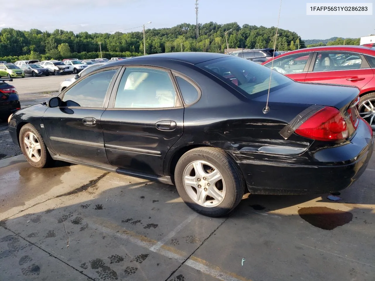 2000 Ford Taurus Sel VIN: 1FAFP56S1YG286283 Lot: 65376054