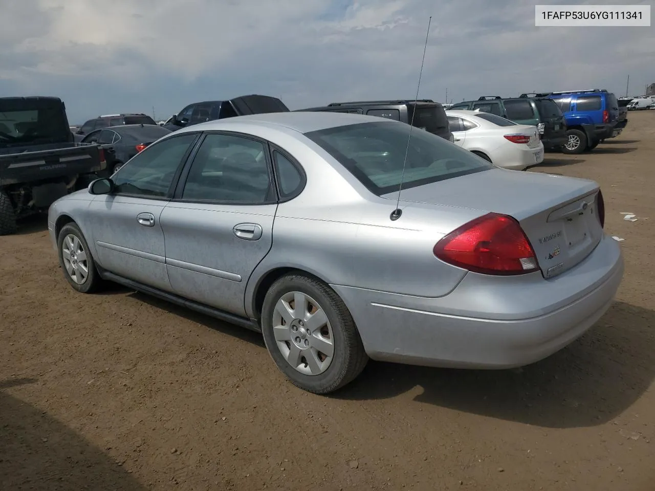 2000 Ford Taurus Se VIN: 1FAFP53U6YG111341 Lot: 70696814