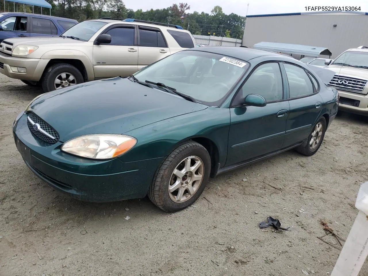 2000 Ford Taurus Ses VIN: 1FAFP5529YA153064 Lot: 72702384