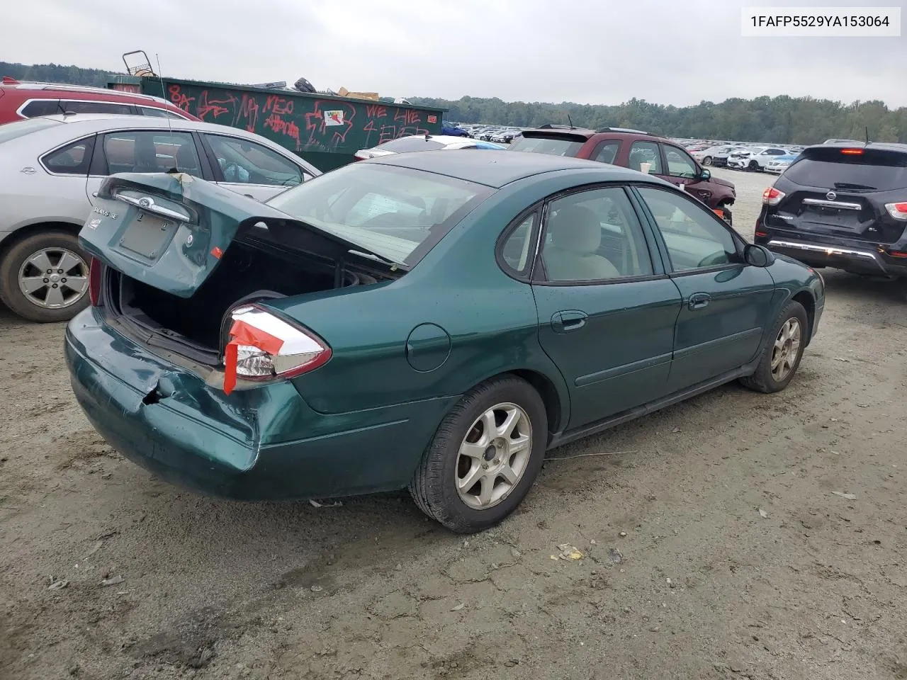 2000 Ford Taurus Ses VIN: 1FAFP5529YA153064 Lot: 72702384