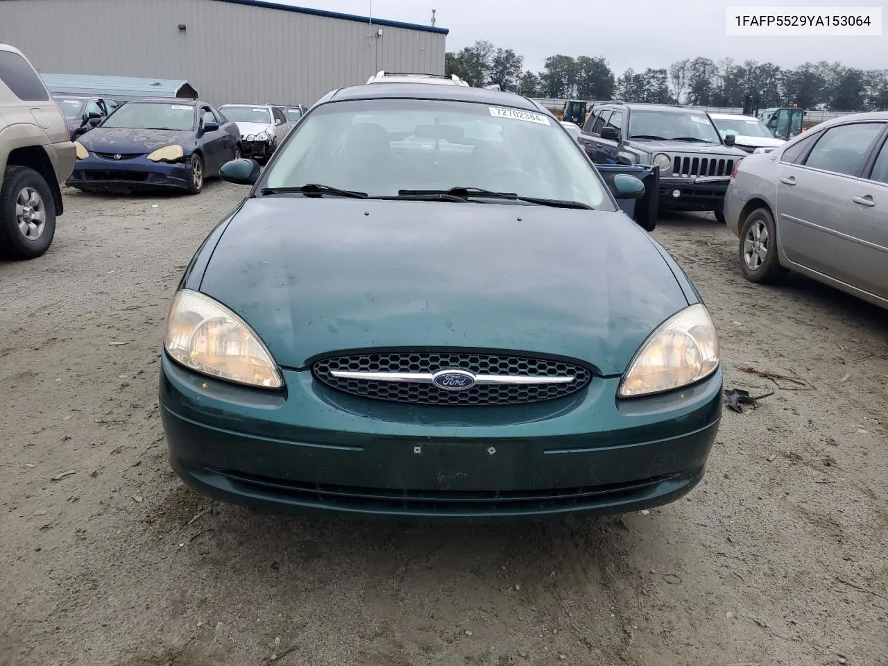 2000 Ford Taurus Ses VIN: 1FAFP5529YA153064 Lot: 72702384