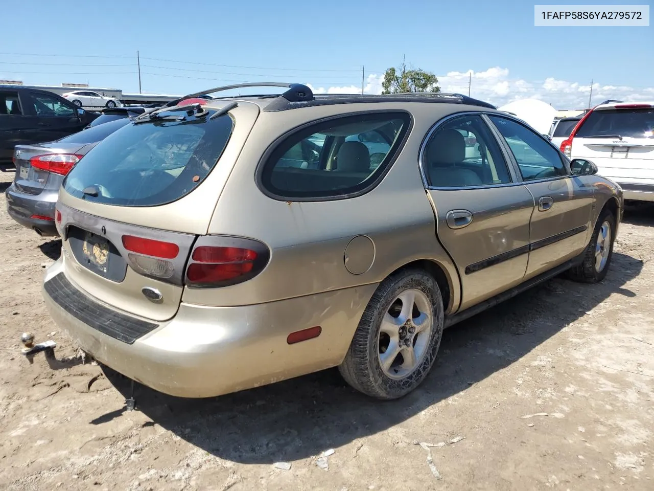 2000 Ford Taurus Se VIN: 1FAFP58S6YA279572 Lot: 73668584