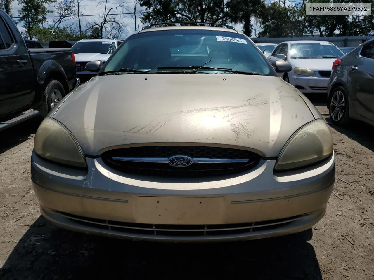 2000 Ford Taurus Se VIN: 1FAFP58S6YA279572 Lot: 73668584