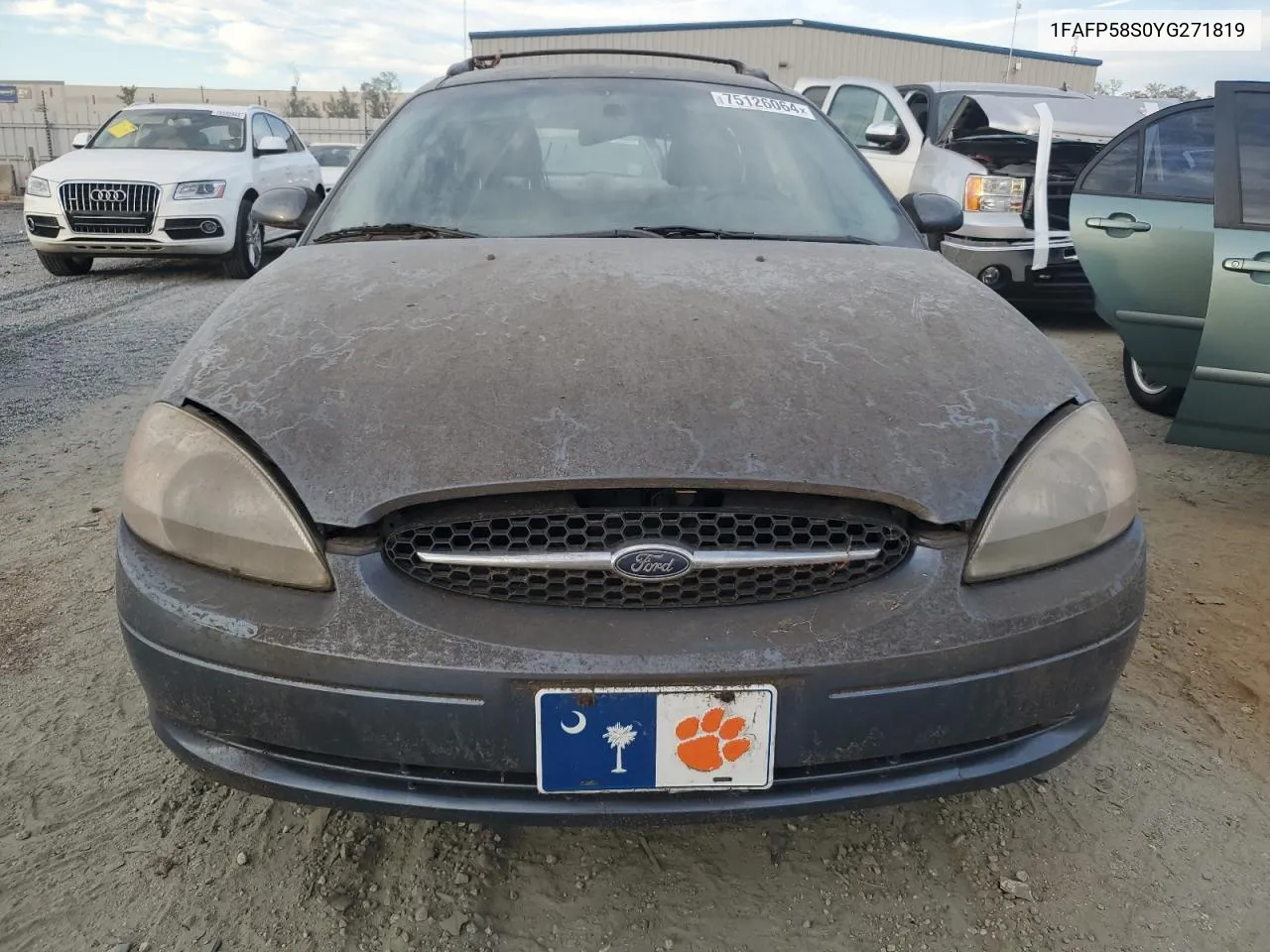 2000 Ford Taurus Se VIN: 1FAFP58S0YG271819 Lot: 75126064