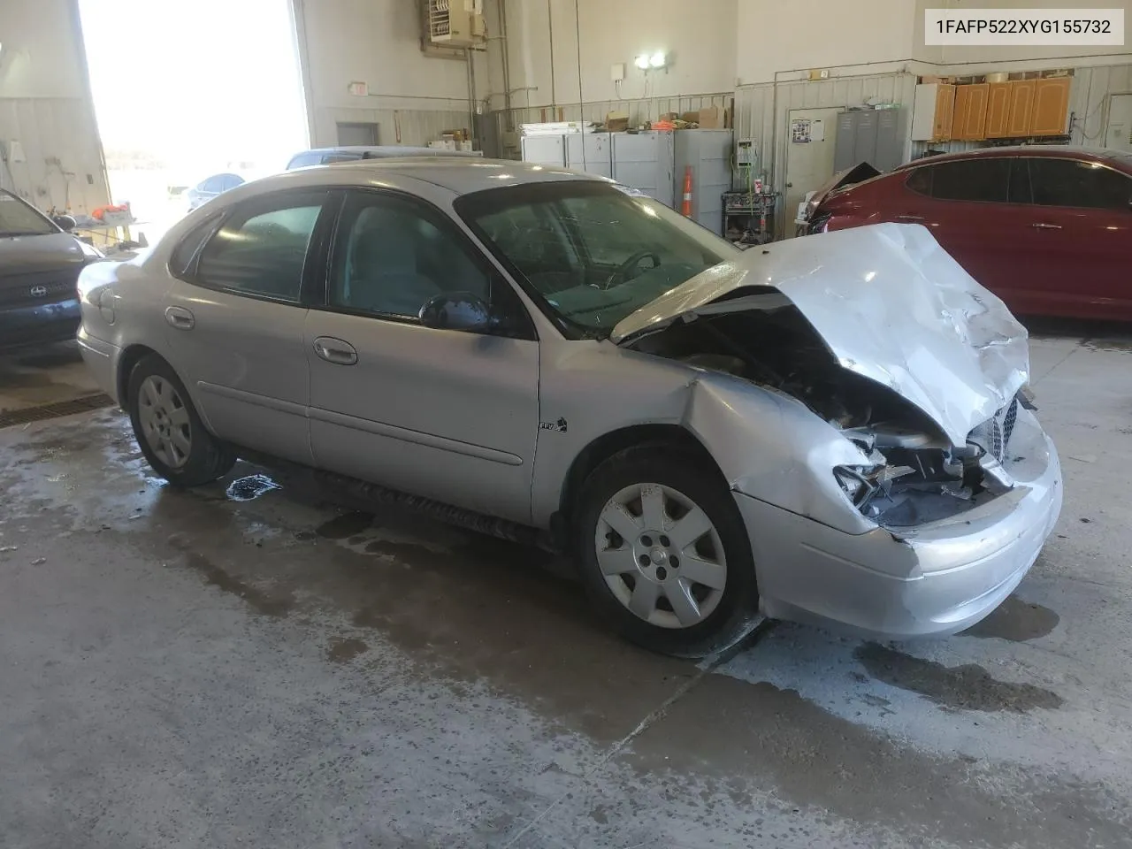 2000 Ford Taurus Lx VIN: 1FAFP522XYG155732 Lot: 75548934