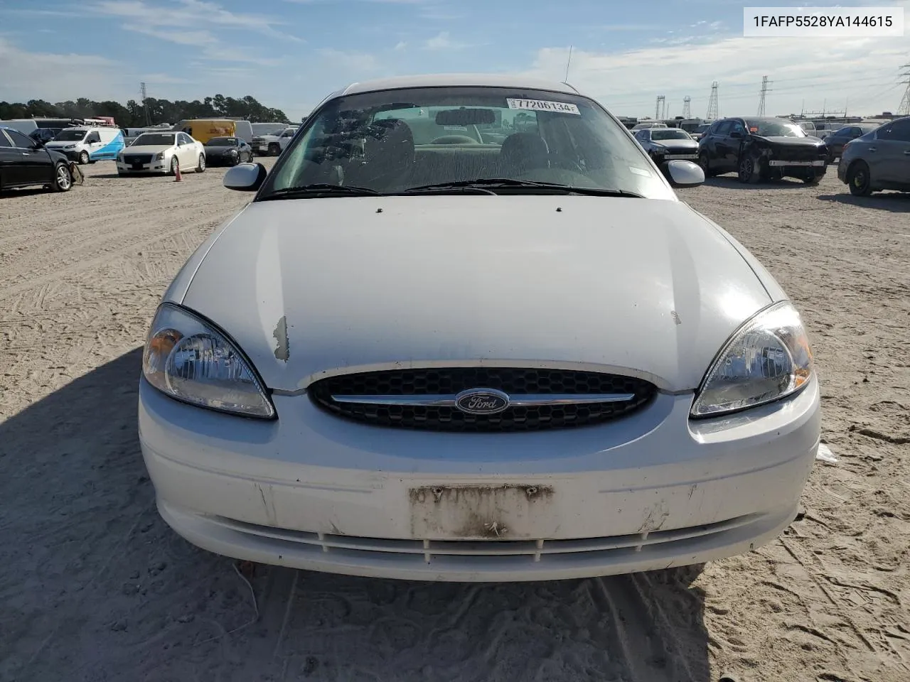 2000 Ford Taurus Ses VIN: 1FAFP5528YA144615 Lot: 77206134