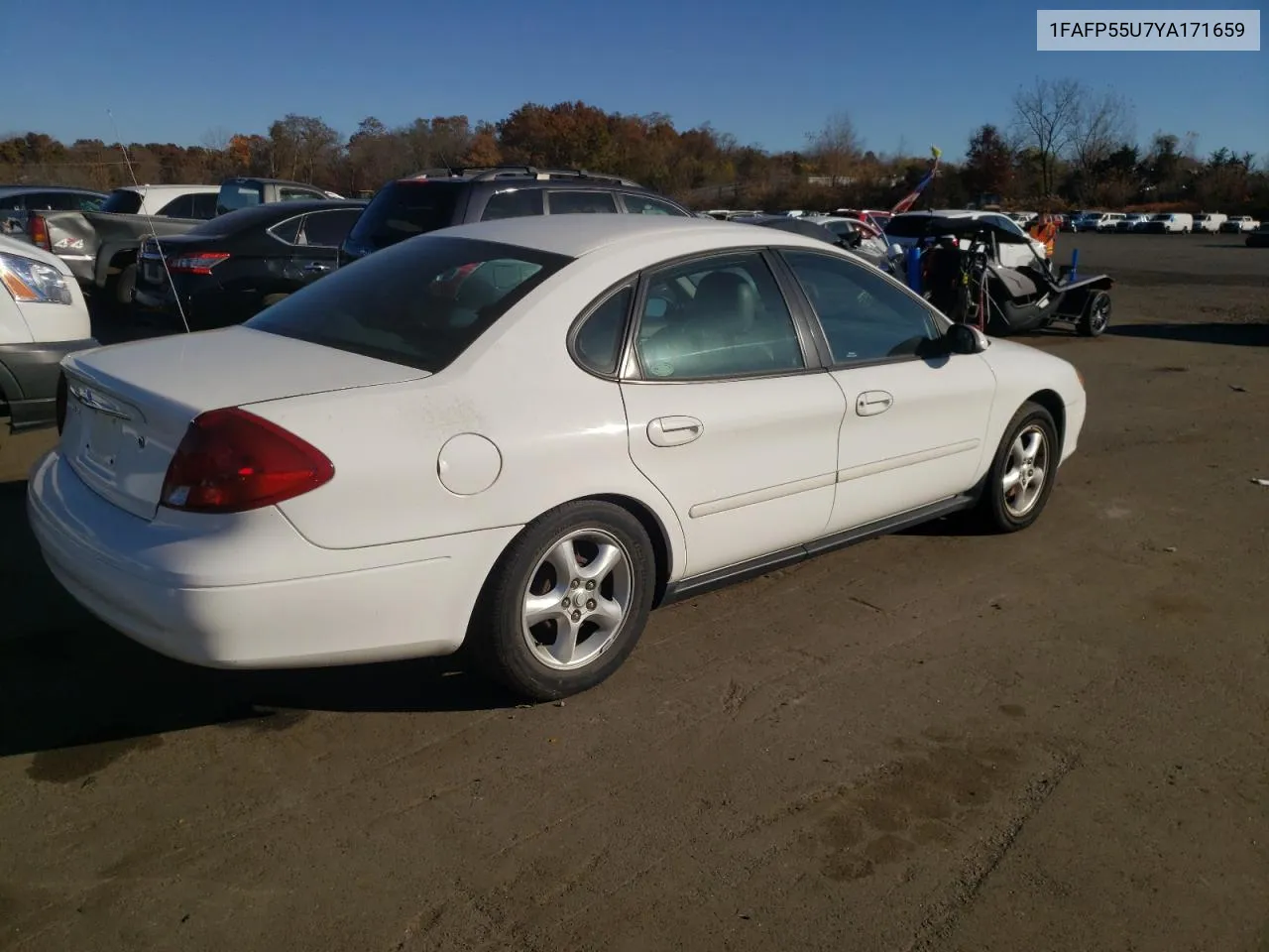 2000 Ford Taurus Ses VIN: 1FAFP55U7YA171659 Lot: 77629094