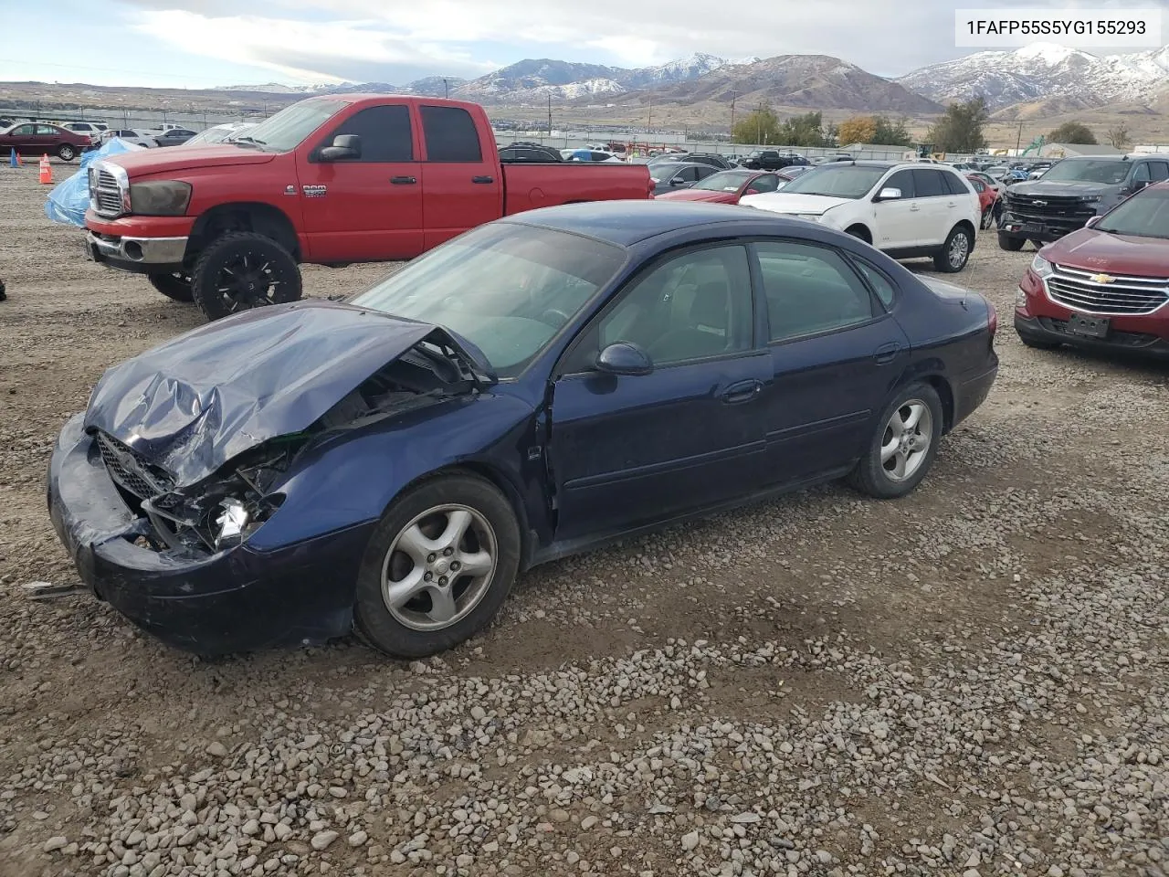 2000 Ford Taurus Ses VIN: 1FAFP55S5YG155293 Lot: 78105774