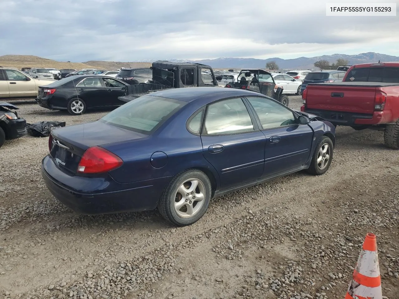 2000 Ford Taurus Ses VIN: 1FAFP55S5YG155293 Lot: 78105774