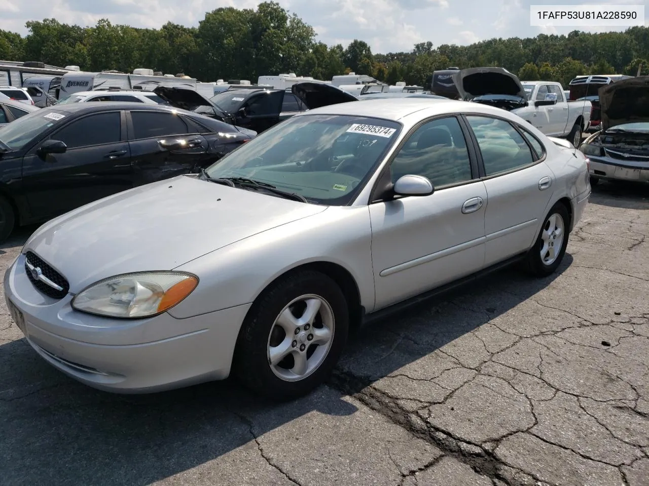 2001 Ford Taurus Se VIN: 1FAFP53U81A228590 Lot: 69295374