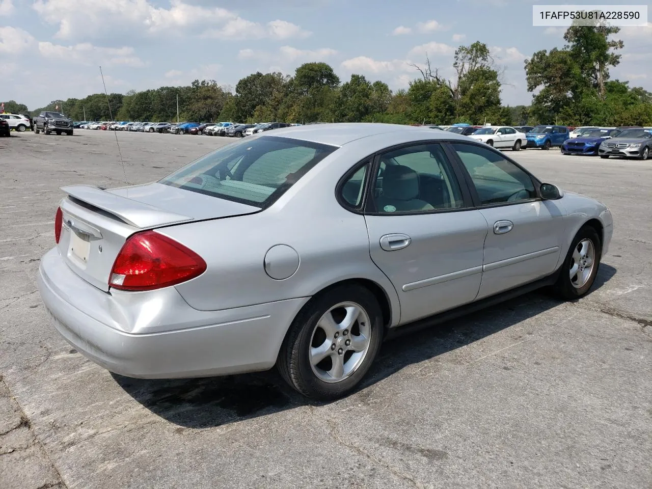 2001 Ford Taurus Se VIN: 1FAFP53U81A228590 Lot: 69295374