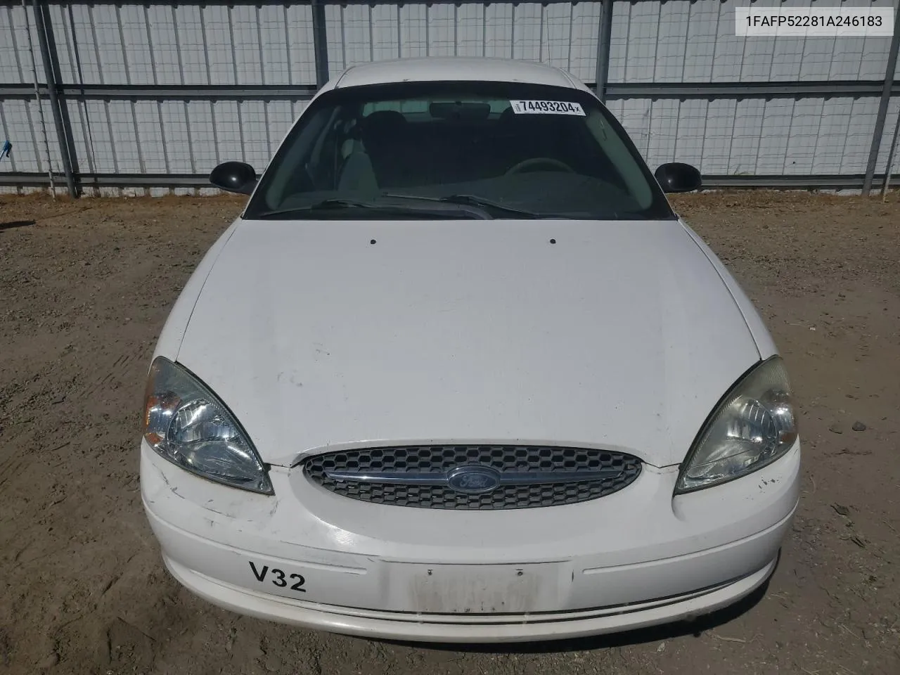 2001 Ford Taurus Lx VIN: 1FAFP52281A246183 Lot: 74493204