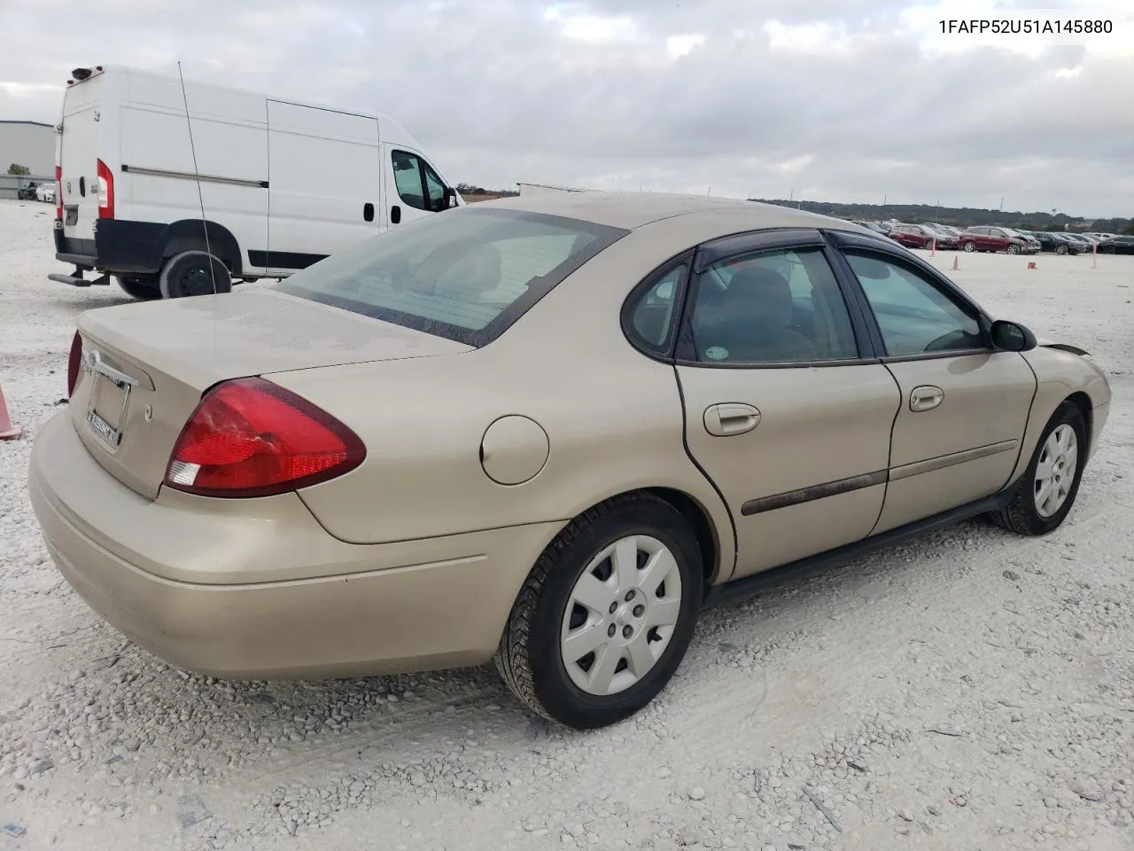 2001 Ford Taurus Lx VIN: 1FAFP52U51A145880 Lot: 77084934