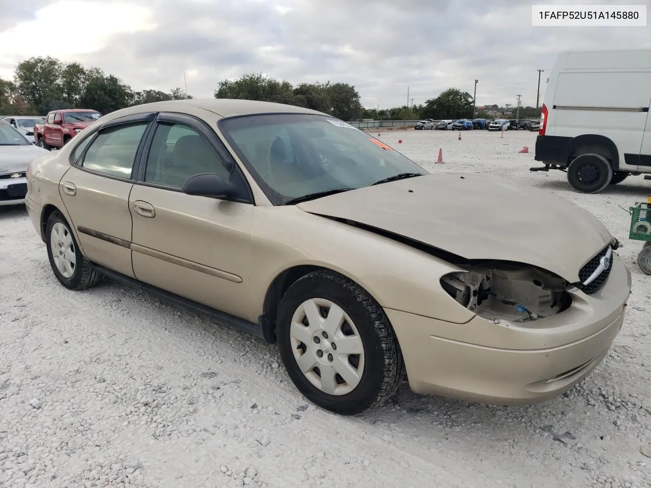 2001 Ford Taurus Lx VIN: 1FAFP52U51A145880 Lot: 77084934