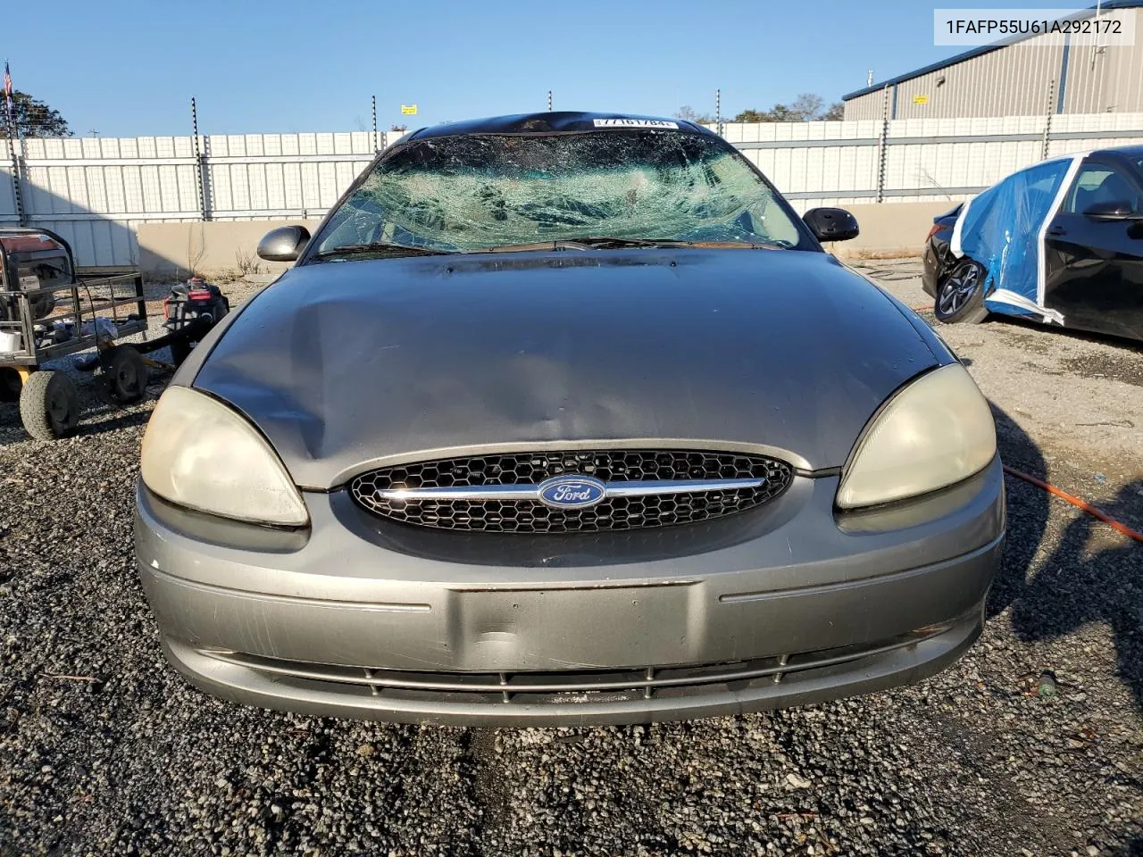 2001 Ford Taurus Ses VIN: 1FAFP55U61A292172 Lot: 77161784