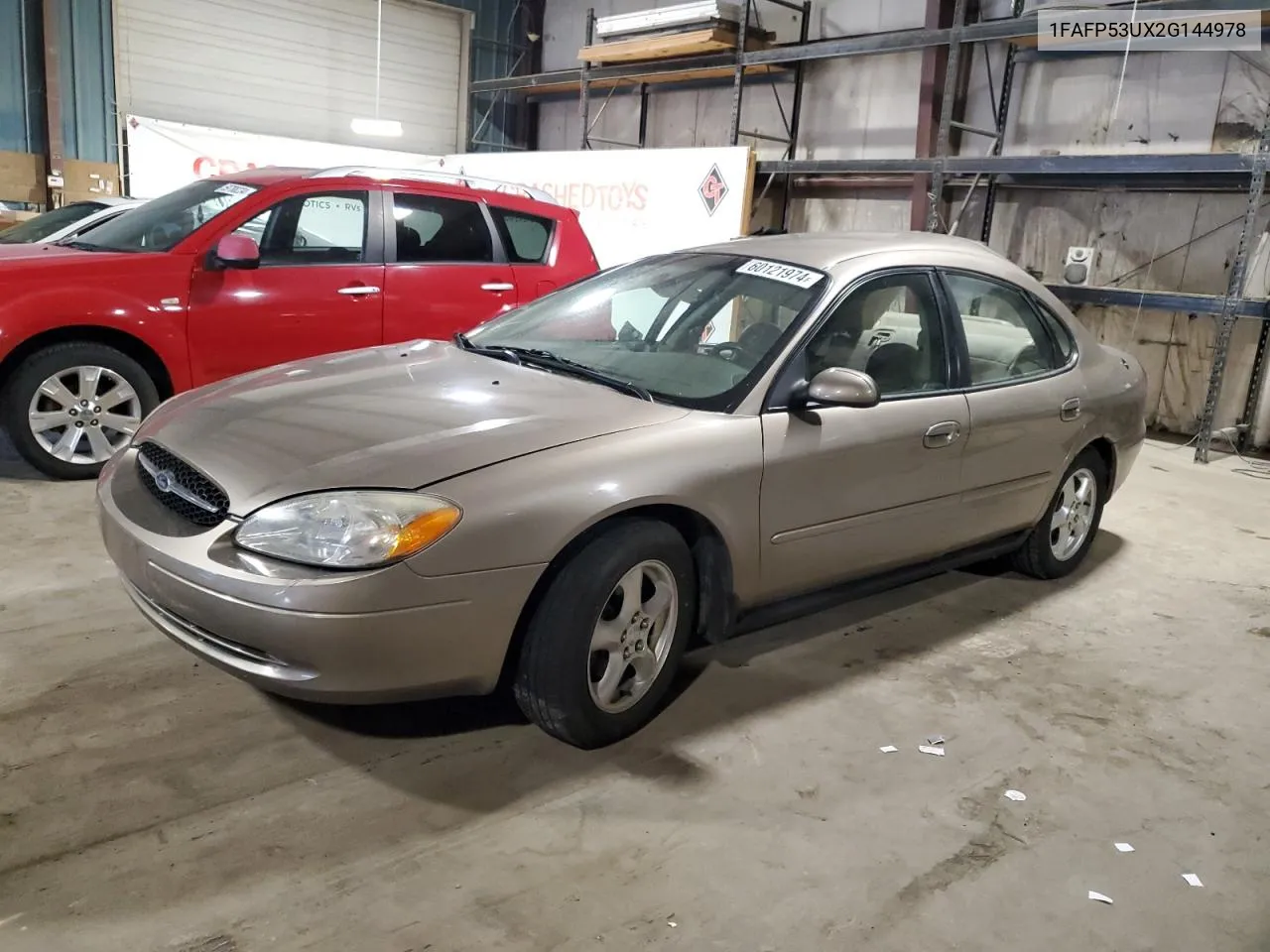 2002 Ford Taurus Se VIN: 1FAFP53UX2G144978 Lot: 60121974