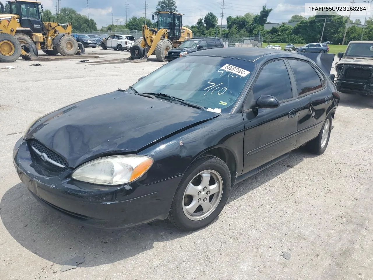 2002 Ford Taurus Ses VIN: 1FAFP55U92G268284 Lot: 63607504