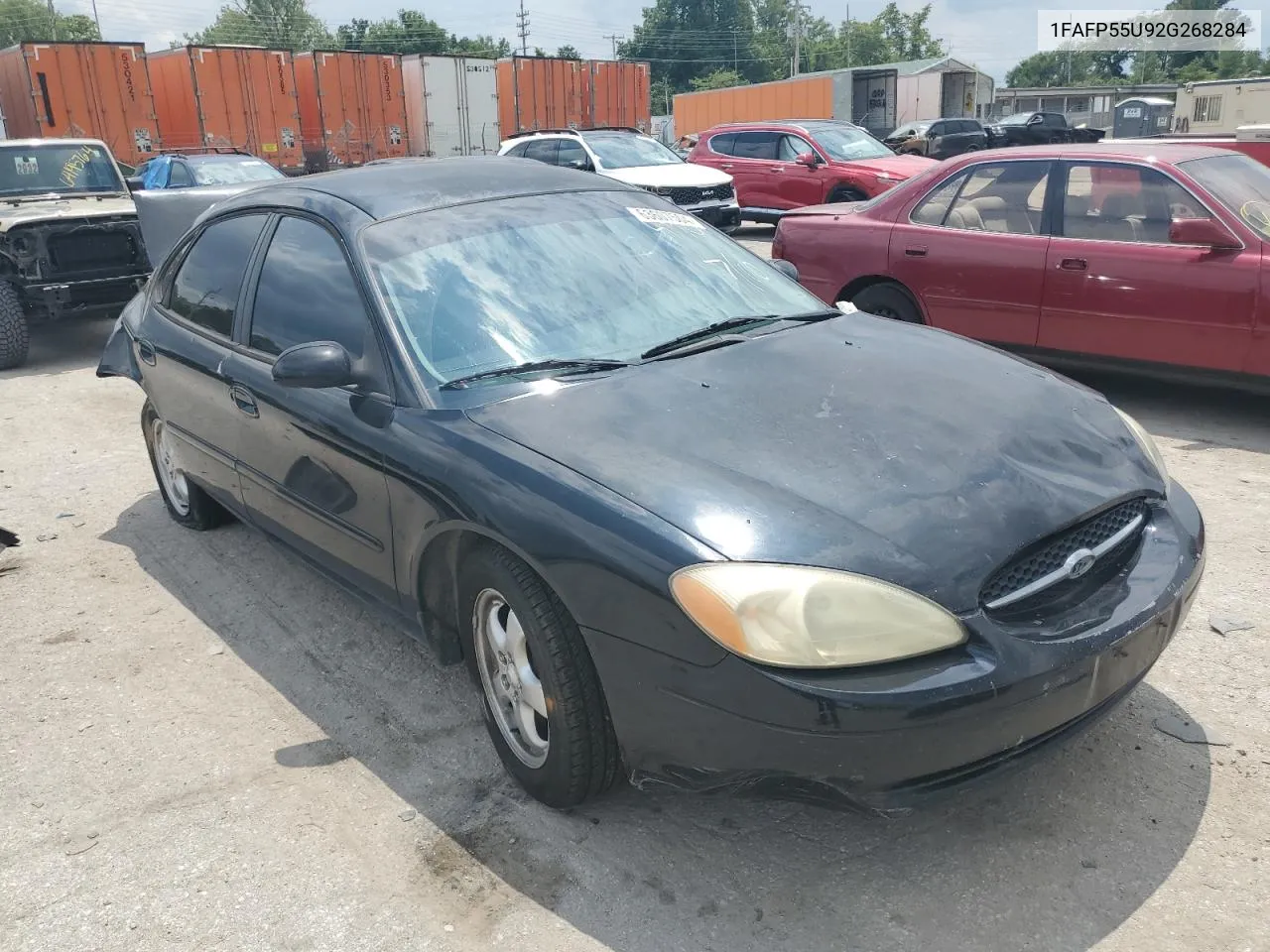 2002 Ford Taurus Ses VIN: 1FAFP55U92G268284 Lot: 63607504