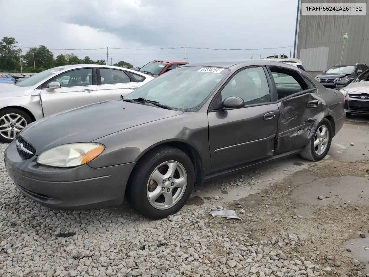 2002 Ford Taurus Ses VIN: 1FAFP55242A261132 Lot: 67378254