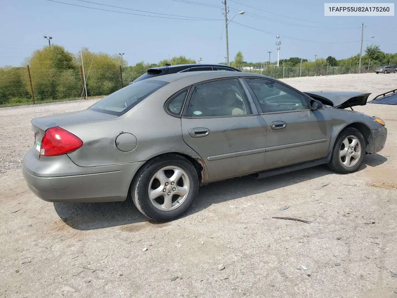 2002 Ford Taurus Ses VIN: 1FAFP55U82A175260 Lot: 68327734