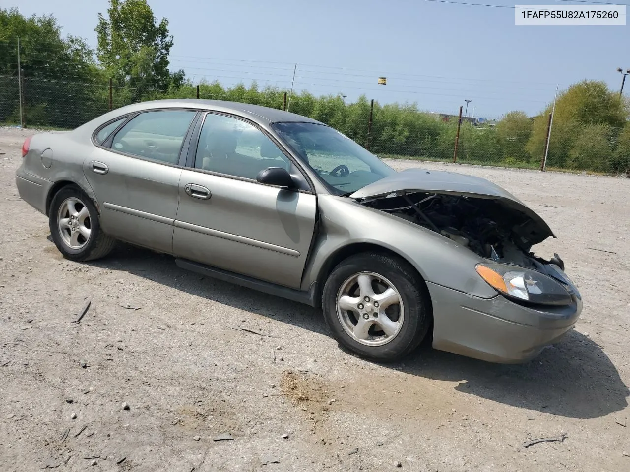 2002 Ford Taurus Ses VIN: 1FAFP55U82A175260 Lot: 68327734