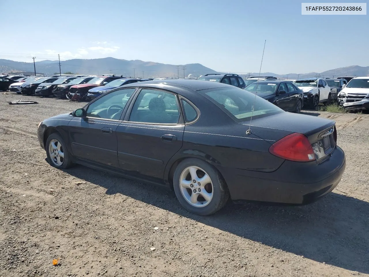 2002 Ford Taurus Ses VIN: 1FAFP55272G243866 Lot: 69648454