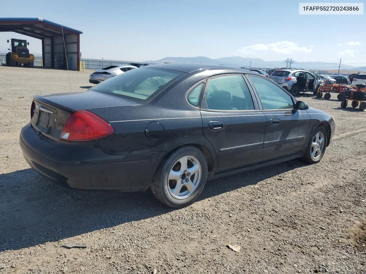 2002 Ford Taurus Ses VIN: 1FAFP55272G243866 Lot: 69648454