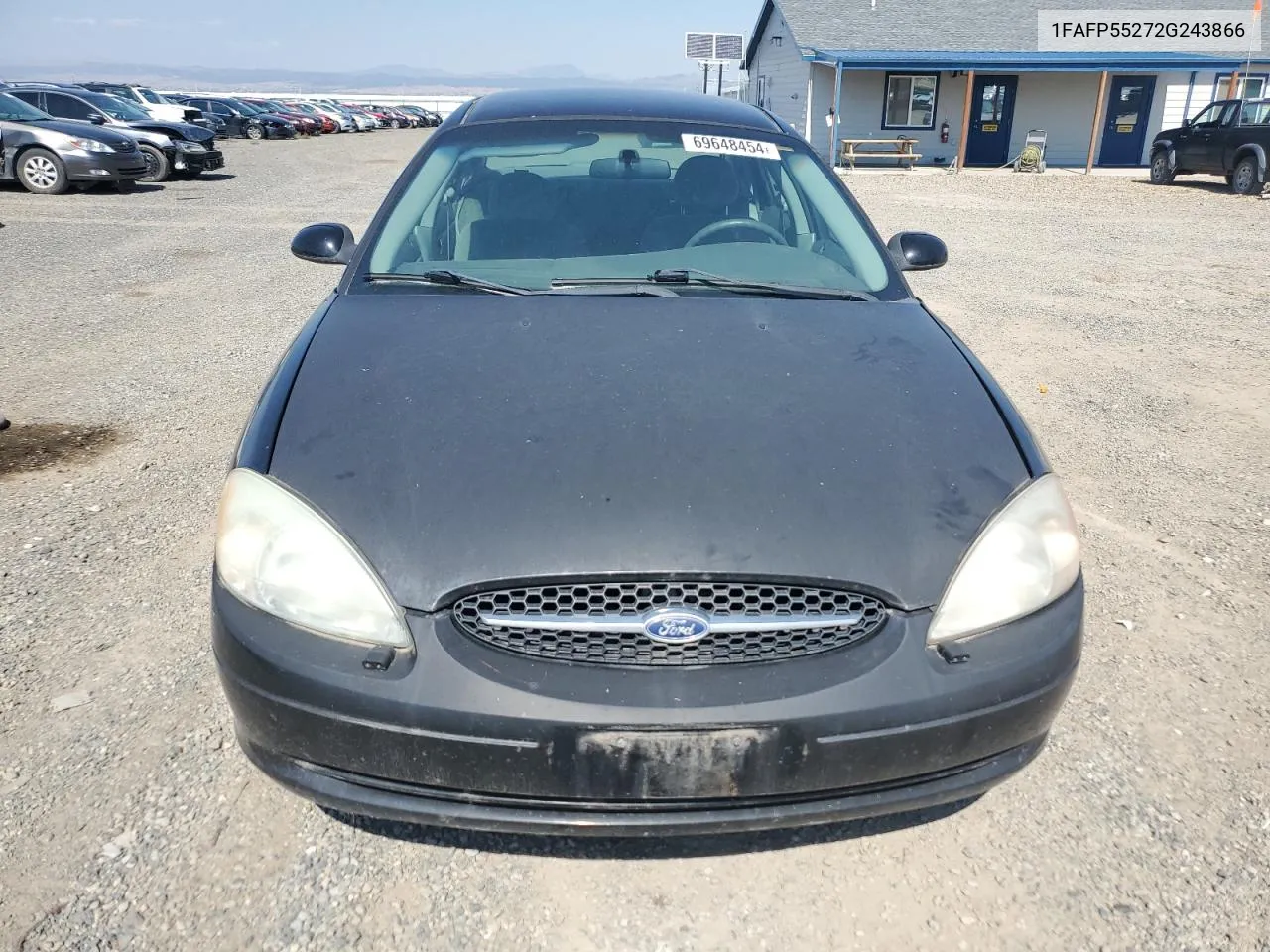 2002 Ford Taurus Ses VIN: 1FAFP55272G243866 Lot: 69648454