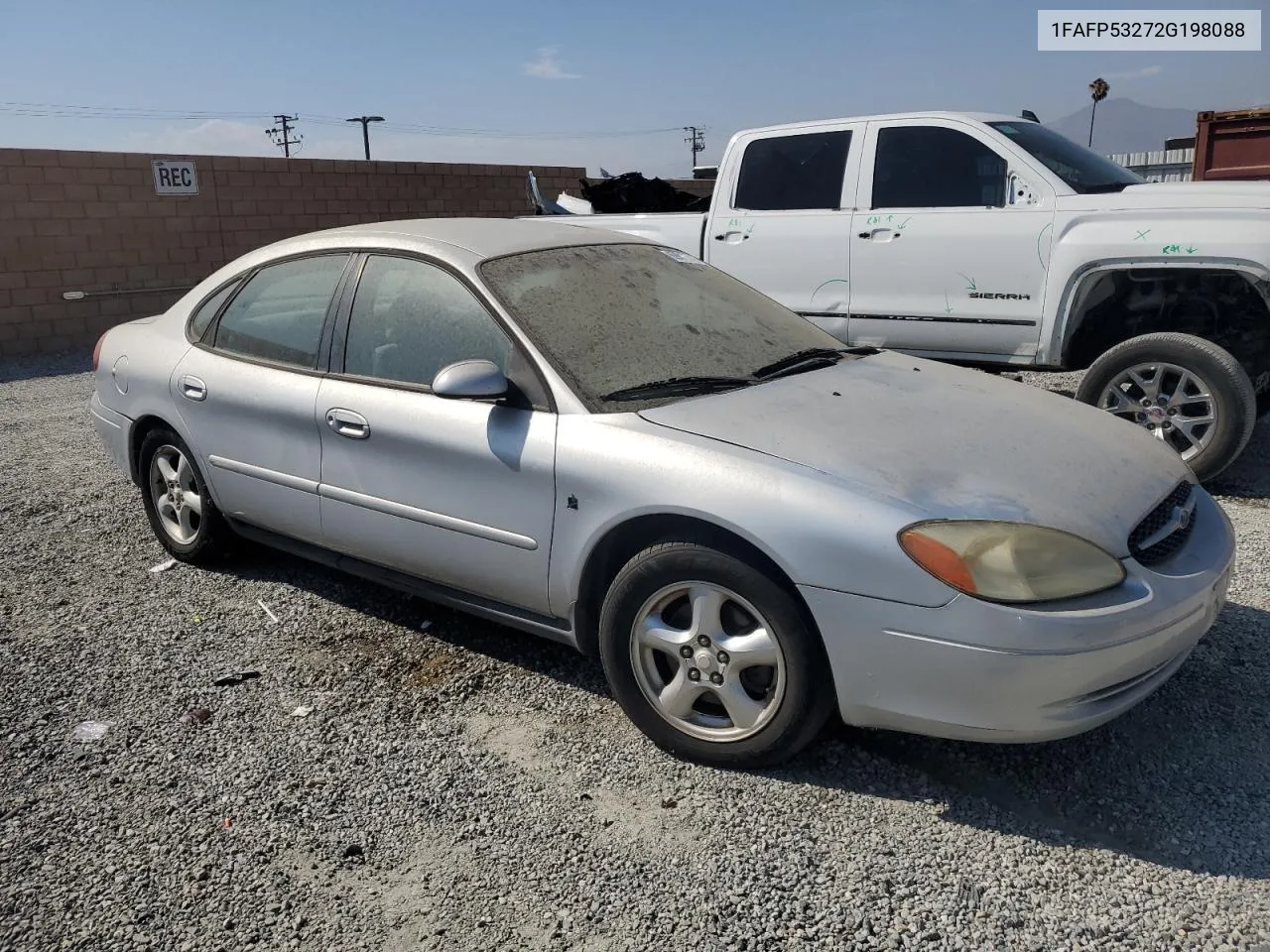 2002 Ford Taurus Se VIN: 1FAFP53272G198088 Lot: 69810014