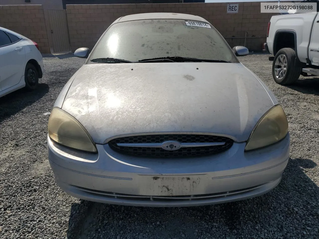 2002 Ford Taurus Se VIN: 1FAFP53272G198088 Lot: 69810014