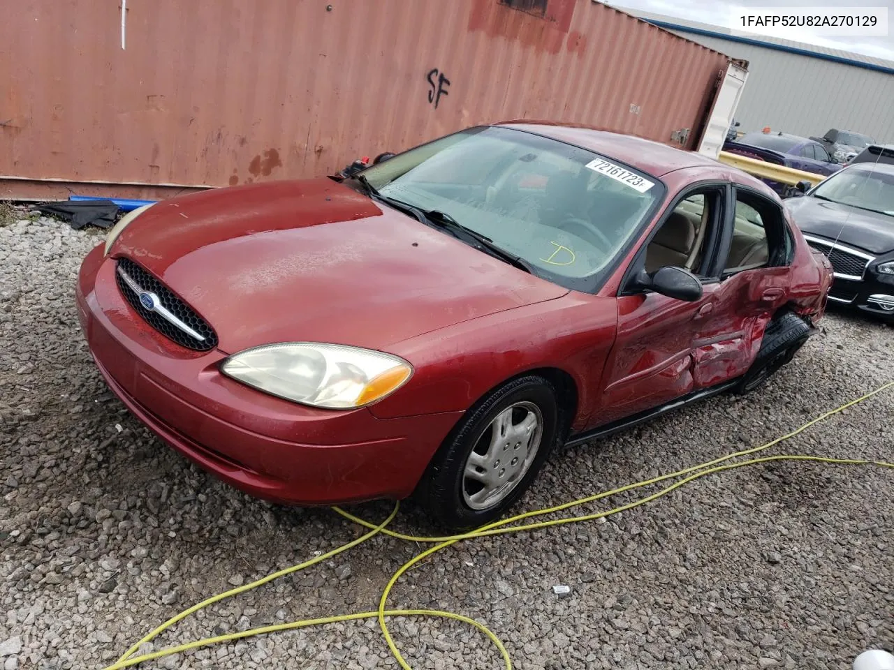 2002 Ford Taurus Lx VIN: 1FAFP52U82A270129 Lot: 69884974