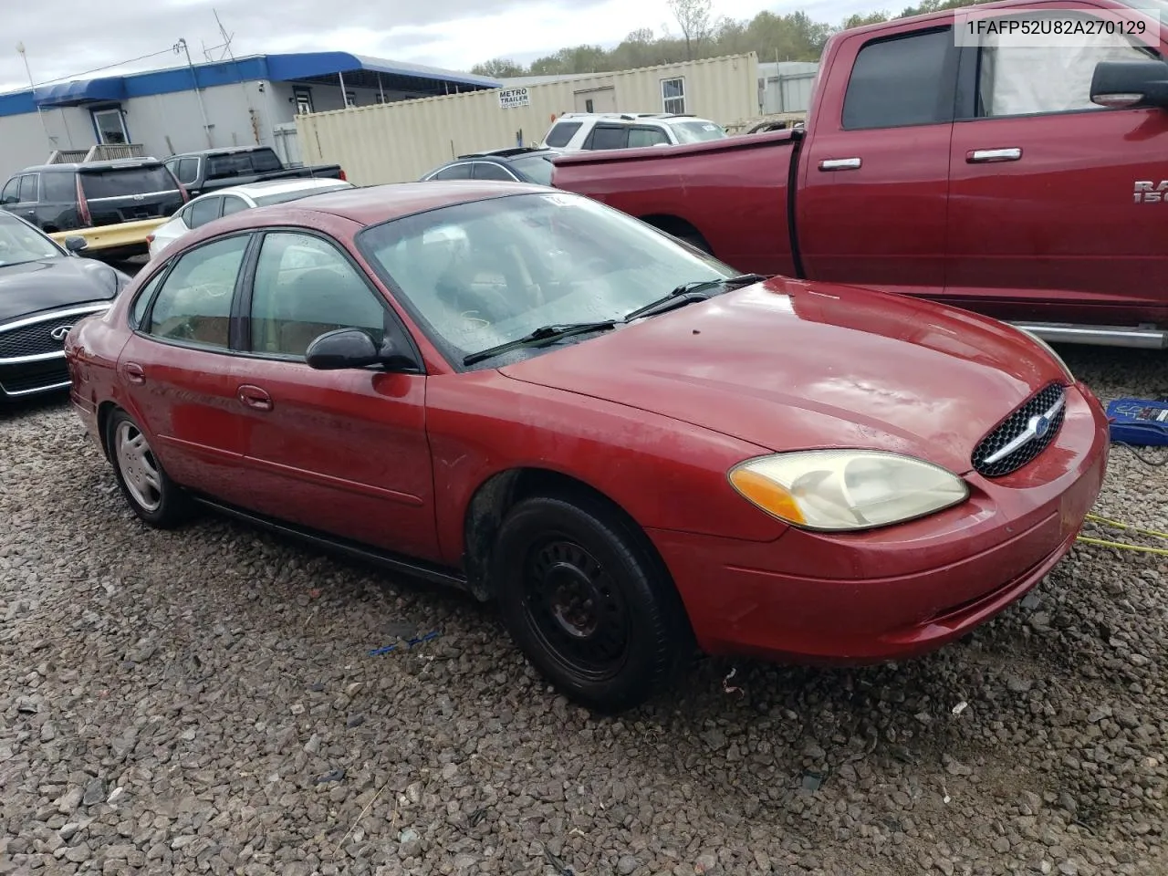 2002 Ford Taurus Lx VIN: 1FAFP52U82A270129 Lot: 69884974