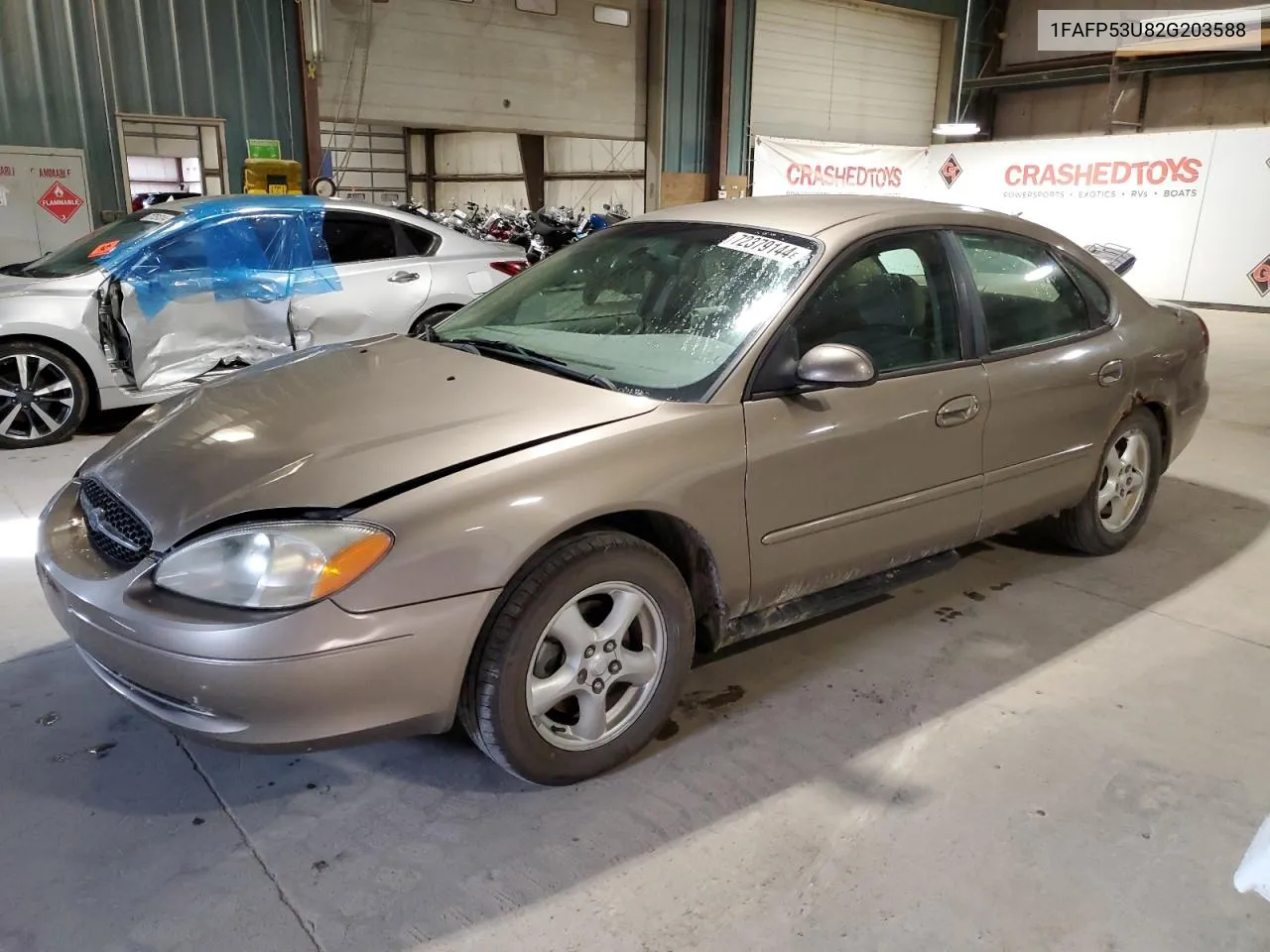 2002 Ford Taurus Se VIN: 1FAFP53U82G203588 Lot: 72379144