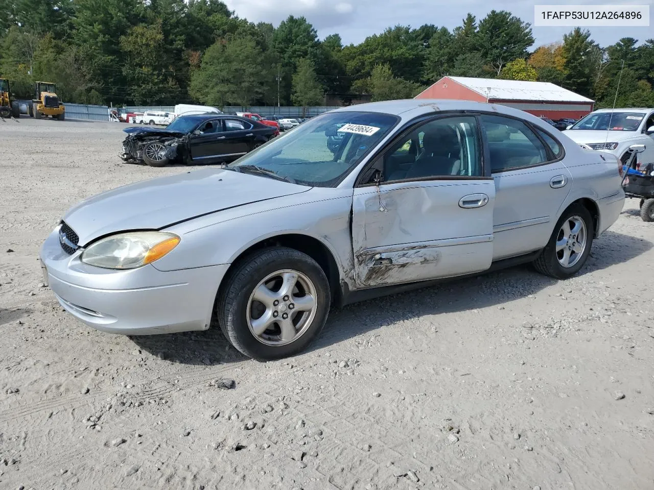 2002 Ford Taurus Se VIN: 1FAFP53U12A264896 Lot: 74439684