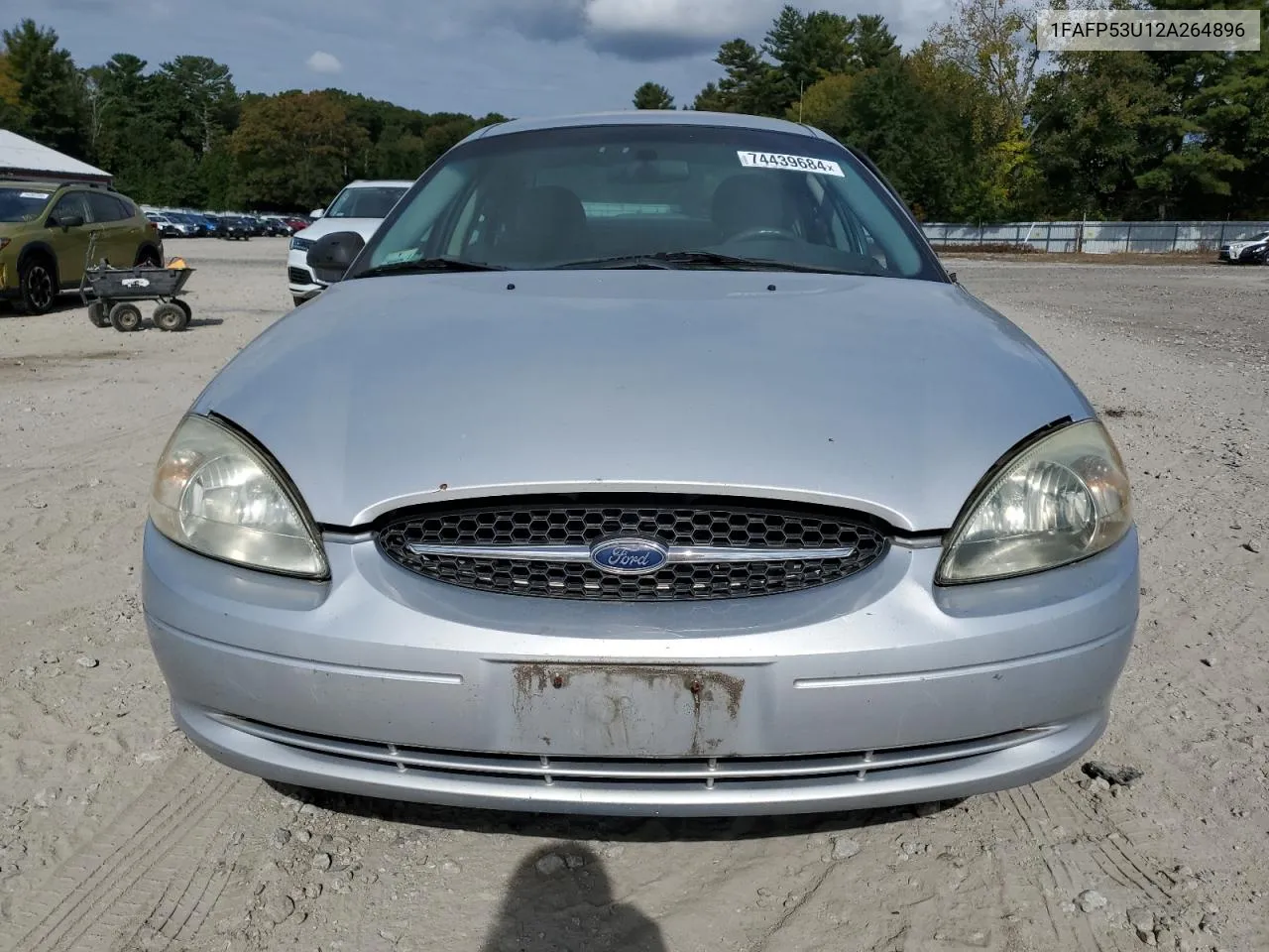 2002 Ford Taurus Se VIN: 1FAFP53U12A264896 Lot: 74439684